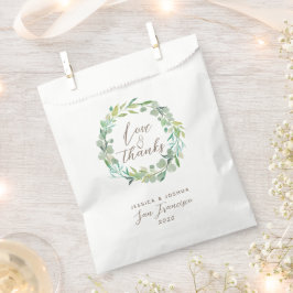 ラブアンド感謝していグリーンリースユーカリ結婚プス フェイバーバッグ
