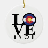 ラブアヴォンコロラド セラミックオーナメント (正面)