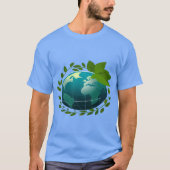 ラブアース | エコ球 | グリーンプラネット Tシャツ (正面)