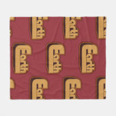 ラブアース フリースブランケット (正面(横))