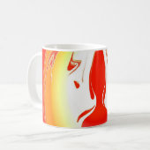 ラブアート コーヒーマグカップ (正面左)