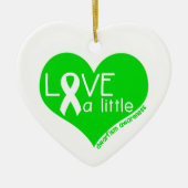 ラブア小さな矮小主義認識度オーナメント セラミックオーナメント (正面)