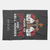 ラブイエスとセールハウス実在エスティエージェント キッチンタオル (横)