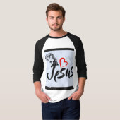 ラブイエズスのデザイン Tシャツ (正面フル)
