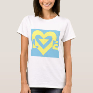 ラブイエローオンブルー Tシャツ