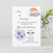 ラブイスブリングブライダルシャワーフローラ蘭  招待状 (スタンド正面)