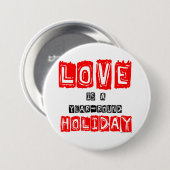 ラブイズア通年ホリデータイポグラフィ 缶バッジ (正面&裏面)