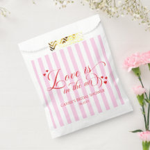 ラブイズインザエア ピンク レッド ハーツ ブライダルシャワー