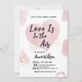 ラブイズインザエア ブライダルシャワー 招待状 (正面)