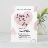 ラブイズインザエア ブライダルシャワー 招待状 (スタンド正面)