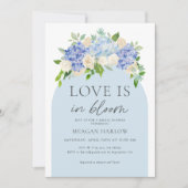 ラブイズイン開花アジサイブライダルシャワー 招待状 (正面)