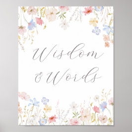 ラブイズイン開花バーアドバイス&ウィッシュ ポスター