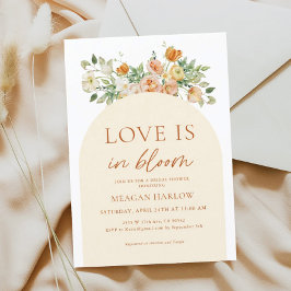 ラブイズイン開花フローラブライダルシャワー 招待状
