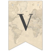 ラブイズジャーニーワールドトラベルブライダルシャワー結婚ズ バンティングフラッグ (第3の旗)