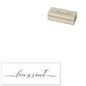 ラブイズスイートの脚本で結婚式にエンゲージ ラバースタンプ (押印)