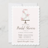 ラブイズスイートケーキブライダルシャワー 招待状 (正面)