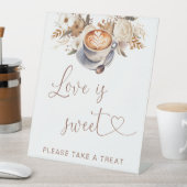 ラブイズスイートコーヒーブライダルシャワー 台座サイン (インサイチュ)