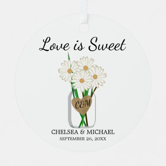 ラブイズスイートセラミックオーナメント メタルオーナメント (正面)