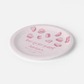 ラブイズスイートバレンタインブライダルシャワー ペーパープレート (アングル)
