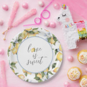 ラブイズスイートレモン紙プレート ペーパープレート (パーティー)