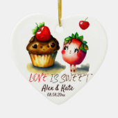 ラブイズスウィートオーナメント セラミックオーナメント (正面)