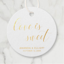 ラブイズスウィートシンプルエレガントな結婚式金ゴールド