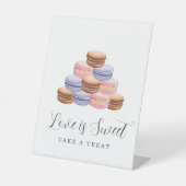 ラブイズスウィートブライダルシャワーテイクアトリート 台座サイン (正面)