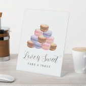 ラブイズスウィートブライダルシャワーテイクアトリート 台座サイン (インサイチュ)