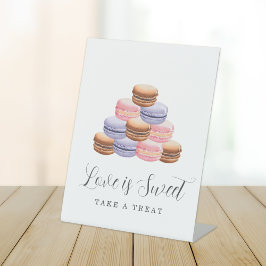 ラブイズスウィートブライダルシャワーテイクアトリート 台座サイン