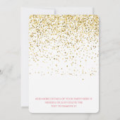 ラブイズスウィートブライダルシャワー婚約カップケーキ 招待状 (裏面)