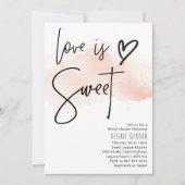 ラブイズスウィートブライダルシャワー 招待状 (正面)