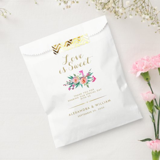ラブイズスウィート結婚キャンディバースイーツ フェイバーバッグ (封をした状態)