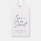 ラブイズスウィート結婚式の引き出物ラベル ギフトタグ (正面)