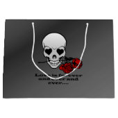 ラブイズフォーエバースカル ラージペーパーバッグ (正面)