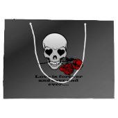 ラブイズフォーエバースカル ラージペーパーバッグ (裏面)