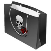 ラブイズフォーエバースカル ラージペーパーバッグ (裏面アングル)