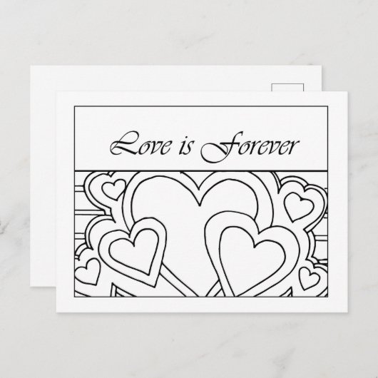 ラブイズフォーエバースケッチはがき ポストカード (正面/裏面)