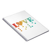 ラブイズブラインド点字 ノートブック (右側)