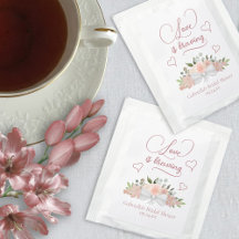 ラブイズブルーイングほこりっぽいバラフローラブライダルシャワー