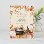 ラブイズブルーイングウィッチカルドロン秋ブライダルシャワー 招待状 (スタンド正面)
