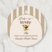 ラブイズブルーイングエスプレッソマルティニボウブライダルシャワー フェイバータグ (正面)