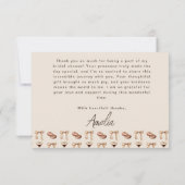 ラブイズブルーイングエスプレッソマルティーニブライダルシャワー サンキューカード (裏面)