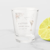 ラブイズブルーイングエスプレッソマルティーニブライダルシャワー ショットグラス (裏面)