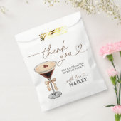 ラブイズブルーイングエスプレッソマルティーニブライダルシャワー フェイバーバッグ (封をした状態)