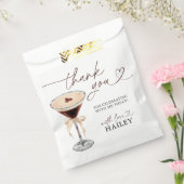 ラブイズブルーイングエスプレッソマルティーニブライダルシャワー フェイバーバッグ (封をした状態)