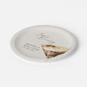 ラブイズブルーイングエスプレッソマルティーニブライダルシャワー ペーパープレート (アングル)