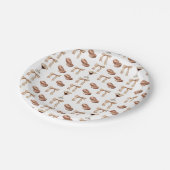 ラブイズブルーイングエスプレッソマルティーニブライダルシャワー ペーパープレート (アングル)