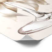 ラブイズブルーイングエスプレッソマルティーニブライダルシャワー ポスター (角)