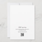 ラブイズブルーイングエスプレッソマルティーニブライダルシャワー 招待状 (裏面)