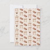 ラブイズブルーイングエスプレッソマルティーニブライダルシャワー 招待状 (裏面)